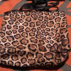 Animal print tote